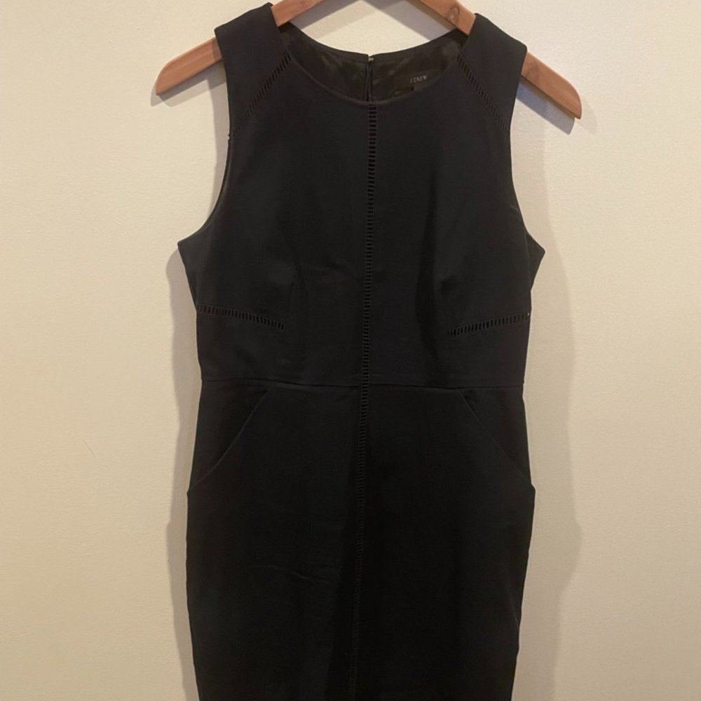 J.Crew Navy Sheath Dress, 8P